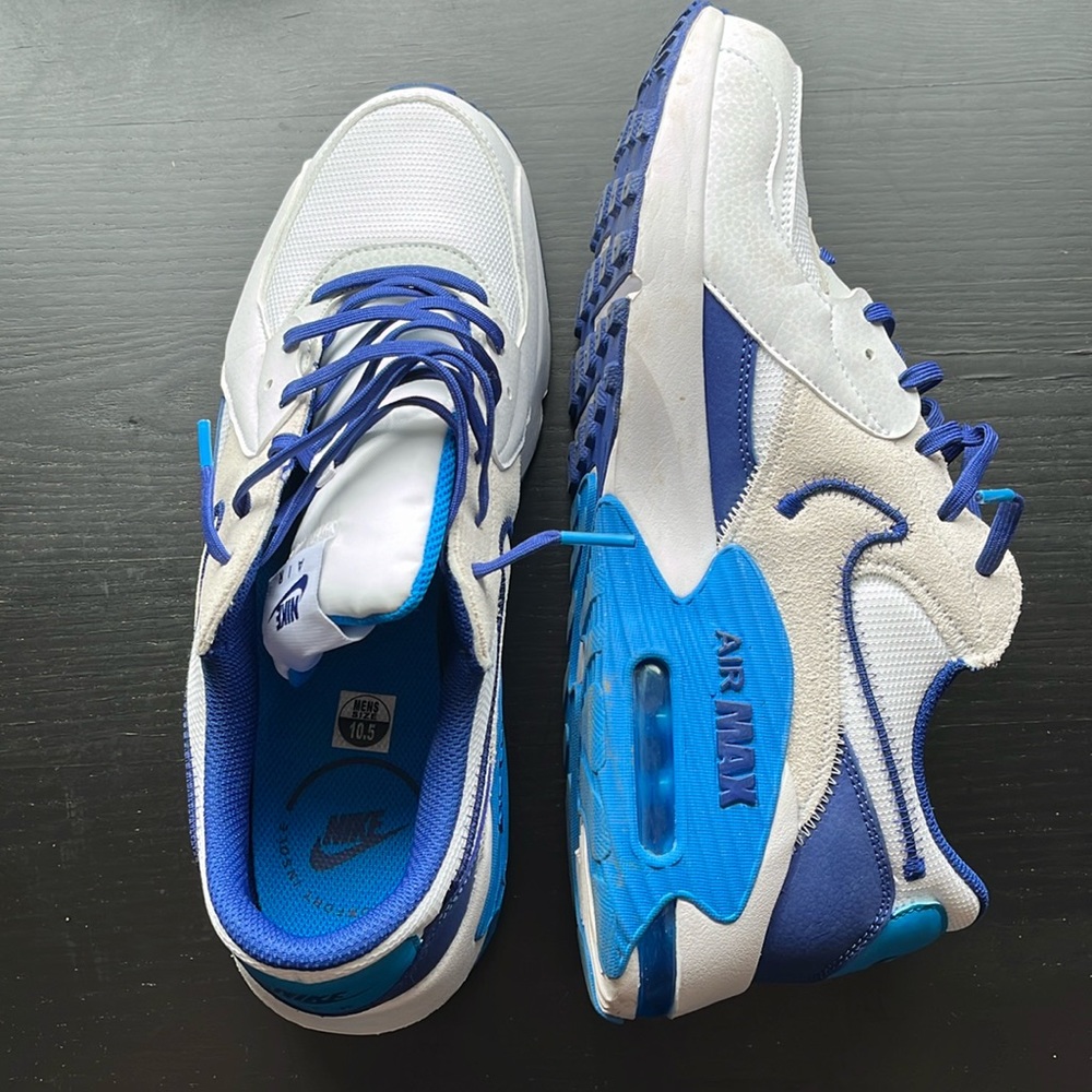 Nike Air Max Men’s Tennis Shoes Blue/Cream/White size 10.5